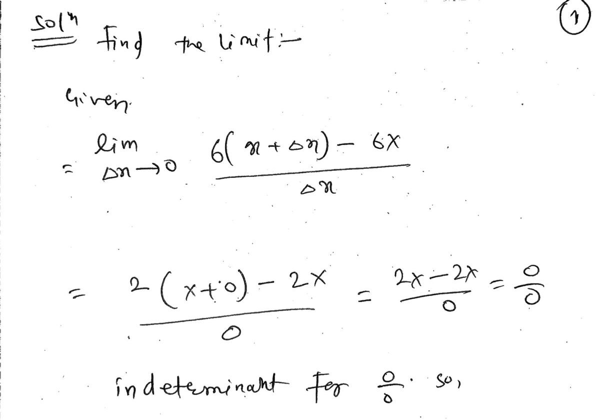 Calculus homework question answer, step 1, image 1